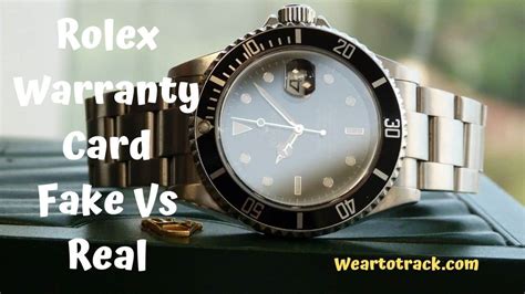 rolex warranty card fake vs real|rolex warranty card for sale.